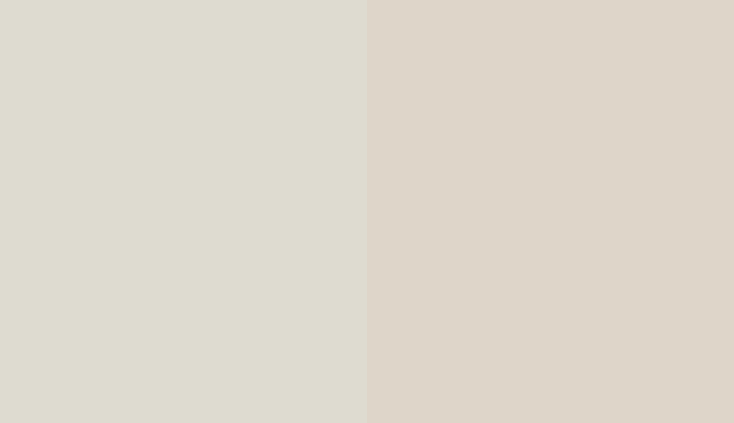 HEX #DEDBD0 to PANTONE P 13-1 U