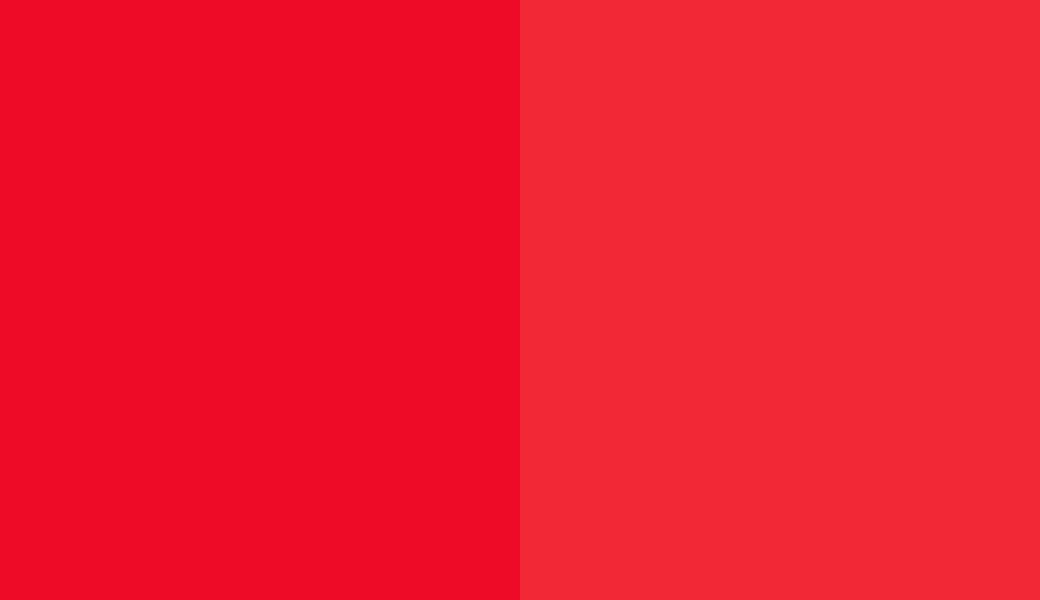HEX #EE0B27 to PANTONE Red 032 C HEX #EE0B27 to PANTONE Red 032 C